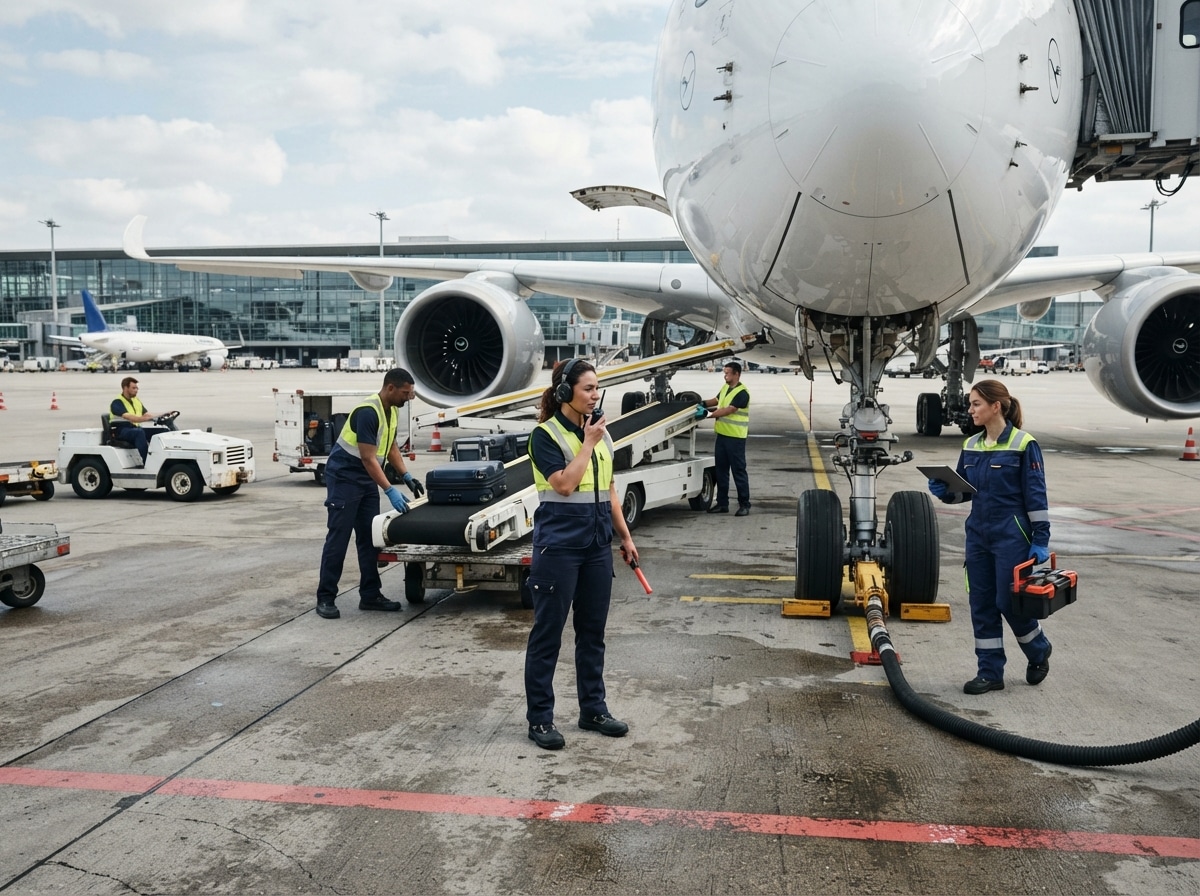 Berufe am Flughafen